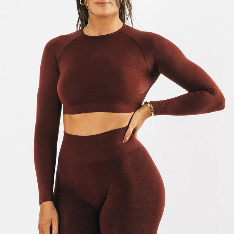 Seamless Cotton-Feel Yoga Set