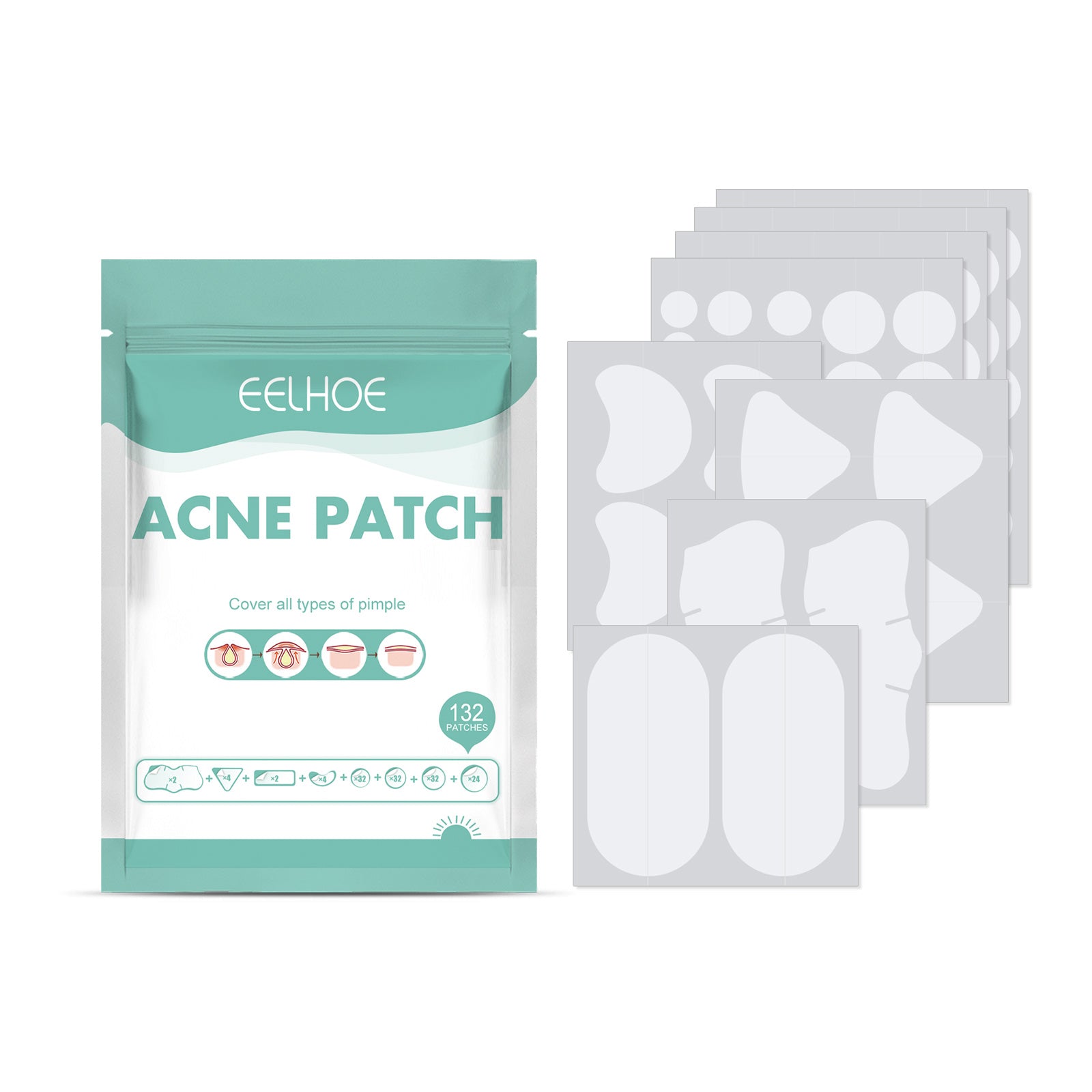 Clear Skin Acne Healing Patches