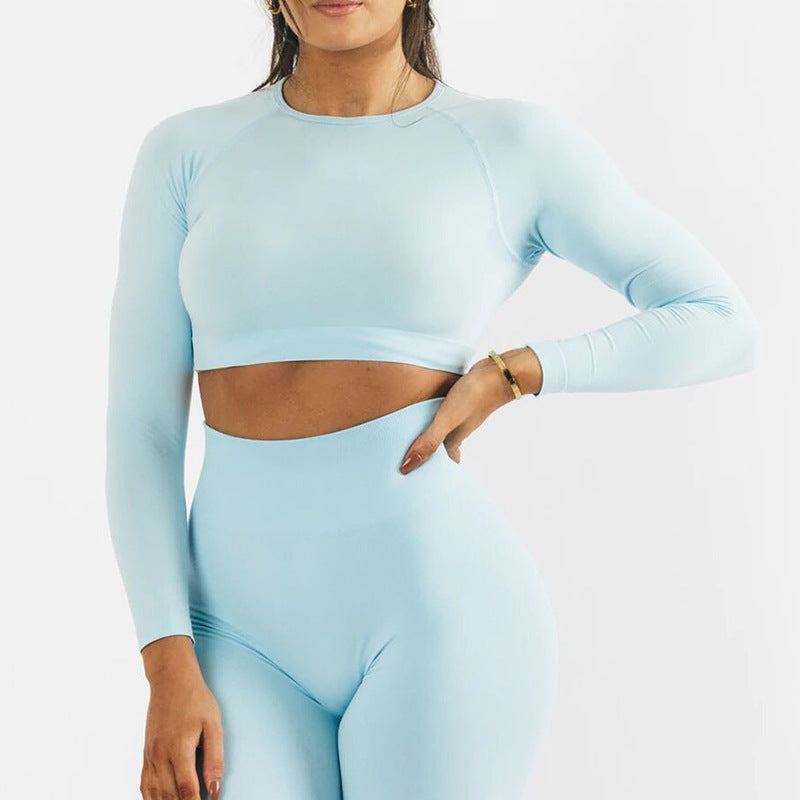 Seamless Cotton-Feel Yoga Set