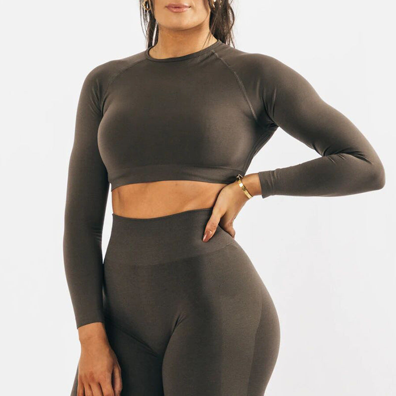 Seamless Cotton-Feel Yoga Set